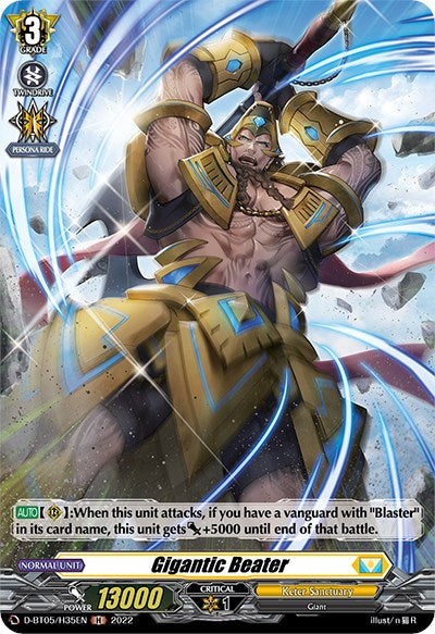 Gigantic Beater (D-BT05/H35EN) [Triumphant Return of the Brave Heroes] | Pegasus Games WI