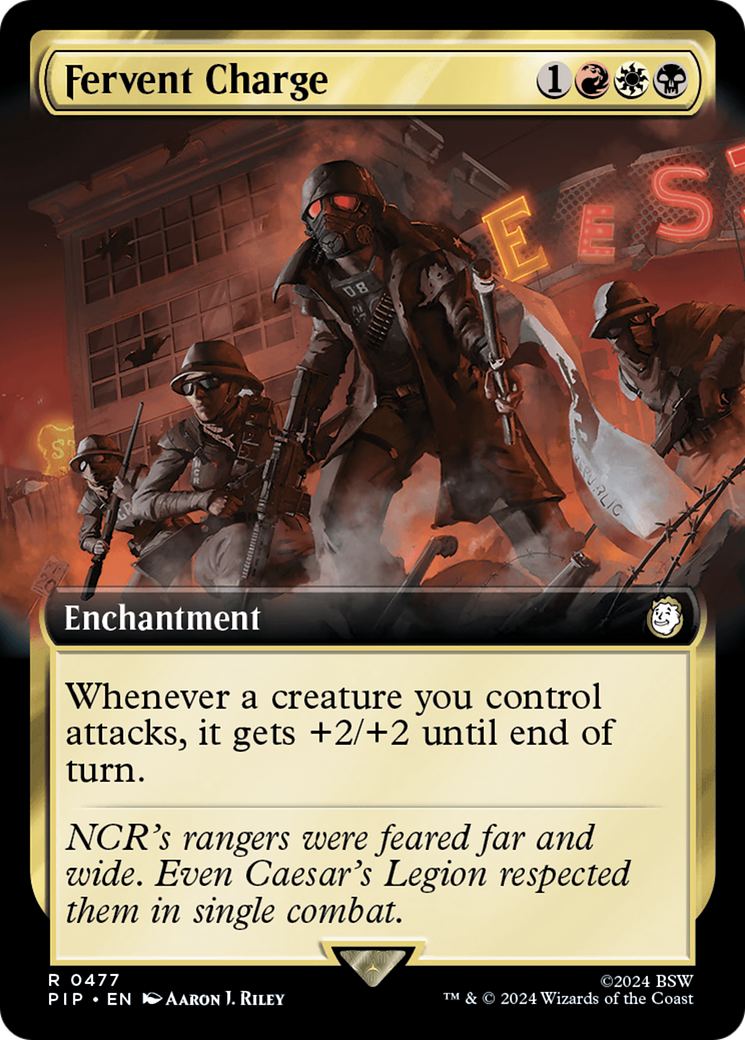 Fervent Charge (Extended Art) [Fallout] | Pegasus Games WI