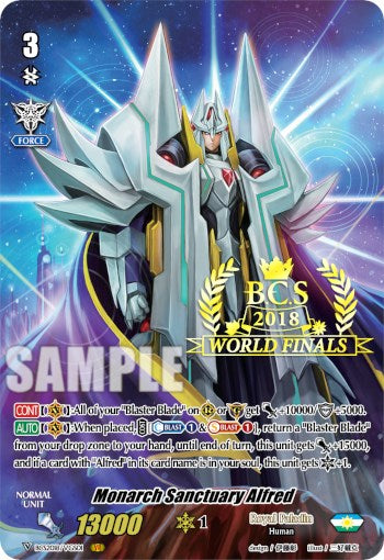 Monarch Sanctuary Alfred (2018 World Finals) (BCS2018/VGS01) [Bushiroad Event Cards] | Pegasus Games WI