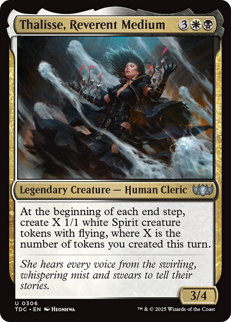Thalisse, Reverent Medium [Tarkir: Dragonstorm Commander] | Pegasus Games WI