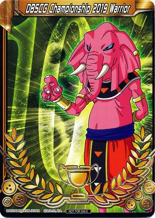 DBSCG Championship 2019 Warrior (Merit Card) - Universe 10 "Rumush" (10) [Tournament Promotion Cards] | Pegasus Games WI