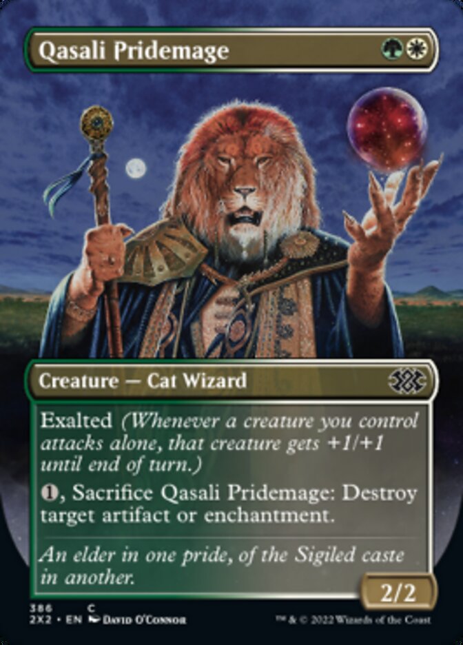 Qasali Pridemage (Borderless Alternate Art) [Double Masters 2022] | Pegasus Games WI