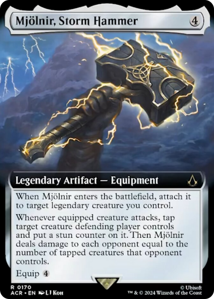 Mjolnir, Storm Hammer (Extended Art) [Assassin's Creed] | Pegasus Games WI