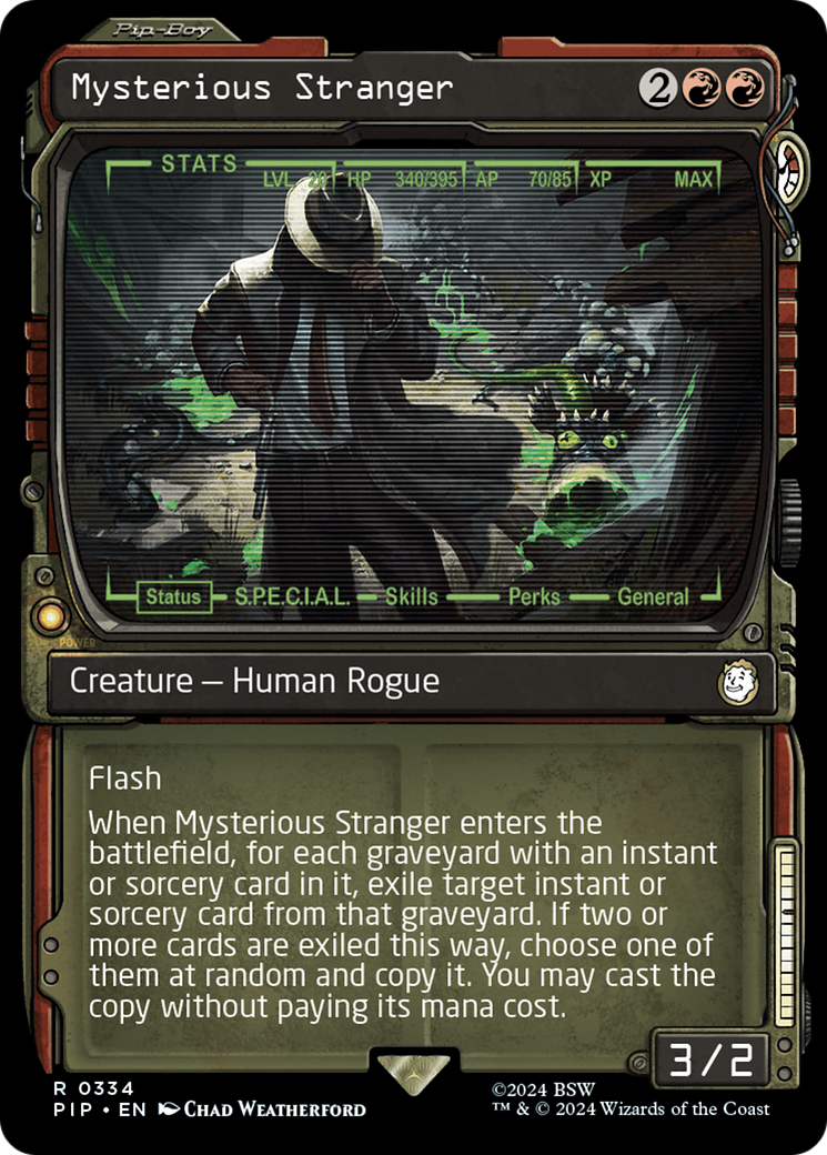 Mysterious Stranger (Showcase) [Fallout] | Pegasus Games WI