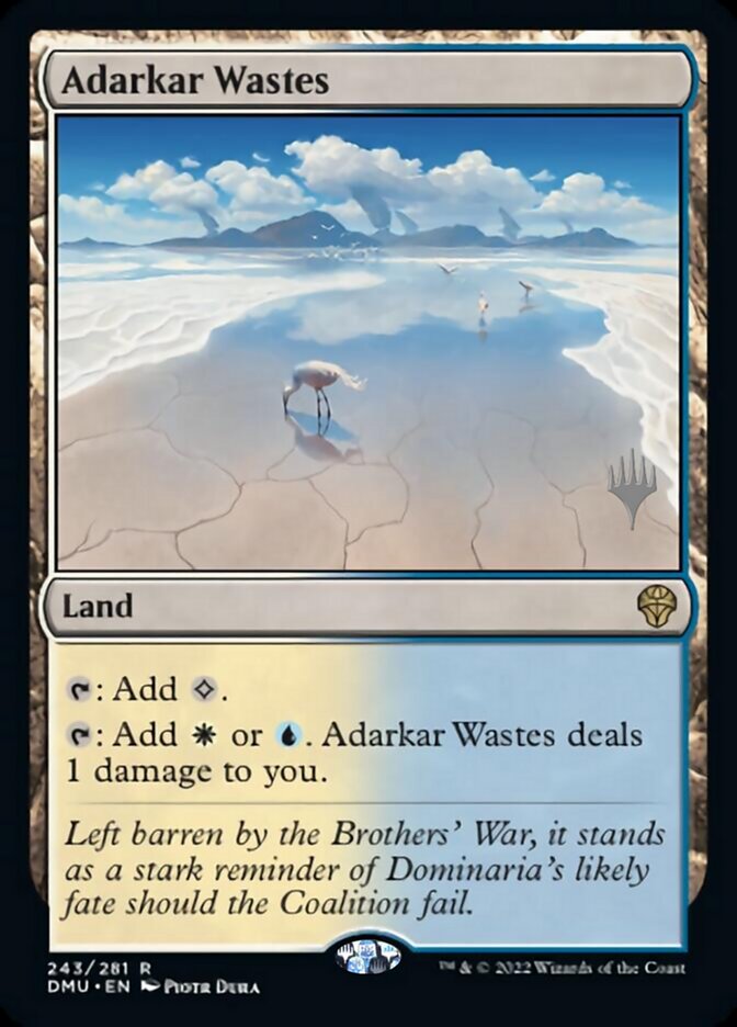 Adarkar Wastes (Promo Pack) [Dominaria United Promos] | Pegasus Games WI