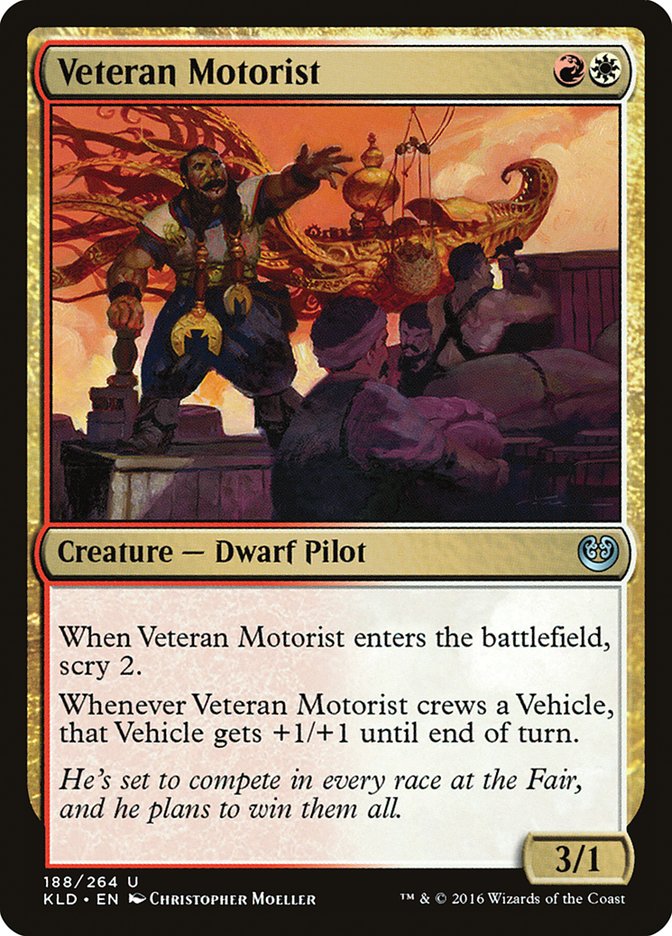 Veteran Motorist [Kaladesh] | Pegasus Games WI