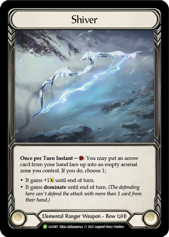 Shiver [LGS067] (Promo)  Cold Foil | Pegasus Games WI