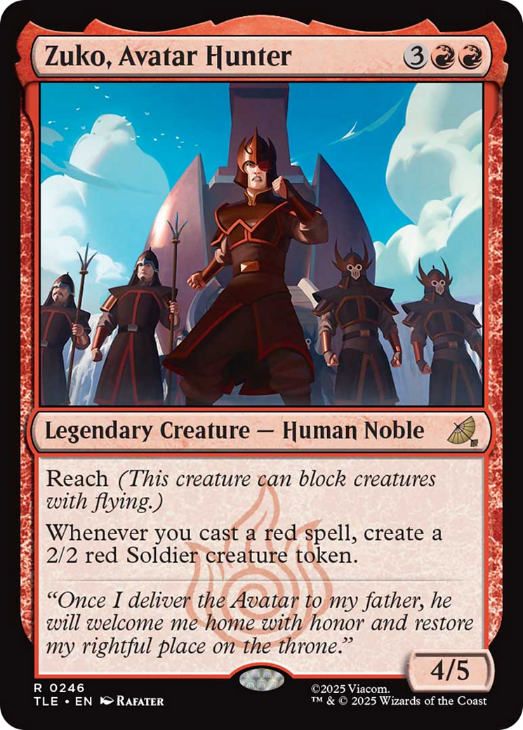 Zuko Tutorial Theme Card [Avatar: The Last Airbender: Eternal-Legal] | Pegasus Games WI