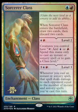 Sorcerer Class [Dungeons & Dragons: Adventures in the Forgotten Realms Prerelease Promos] | Pegasus Games WI