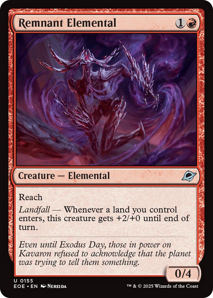 Remnant Elemental [Edge of Eternities] | Pegasus Games WI