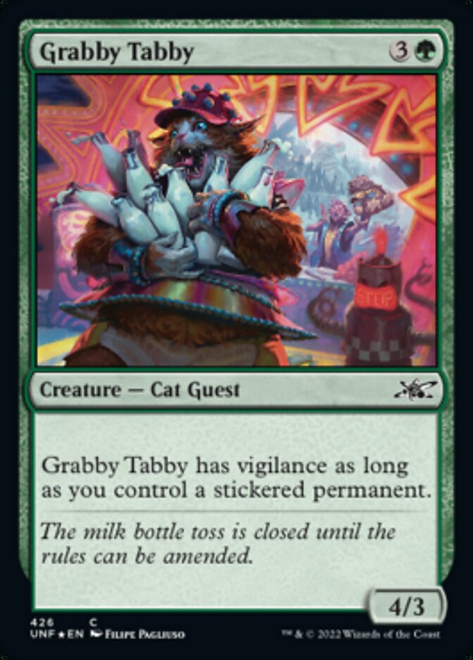 Grabby Tabby (Galaxy Foil) [Unfinity] | Pegasus Games WI