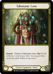 Talismanic Lens (Golden) [FAB066] (Promo)  Cold Foil | Pegasus Games WI