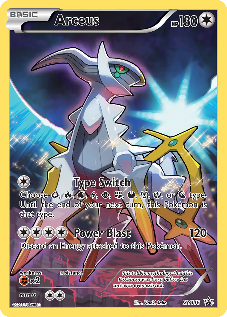 Arceus (XY116) [XY: Black Star Promos] | Pegasus Games WI