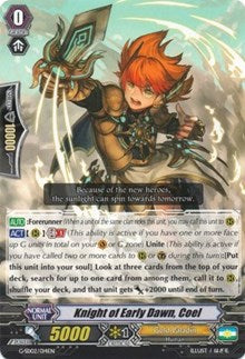 Knight of Early Dawn, Coel (G-SD02/014EN) [G-Start Deck 2: Knight of the Sun] | Pegasus Games WI
