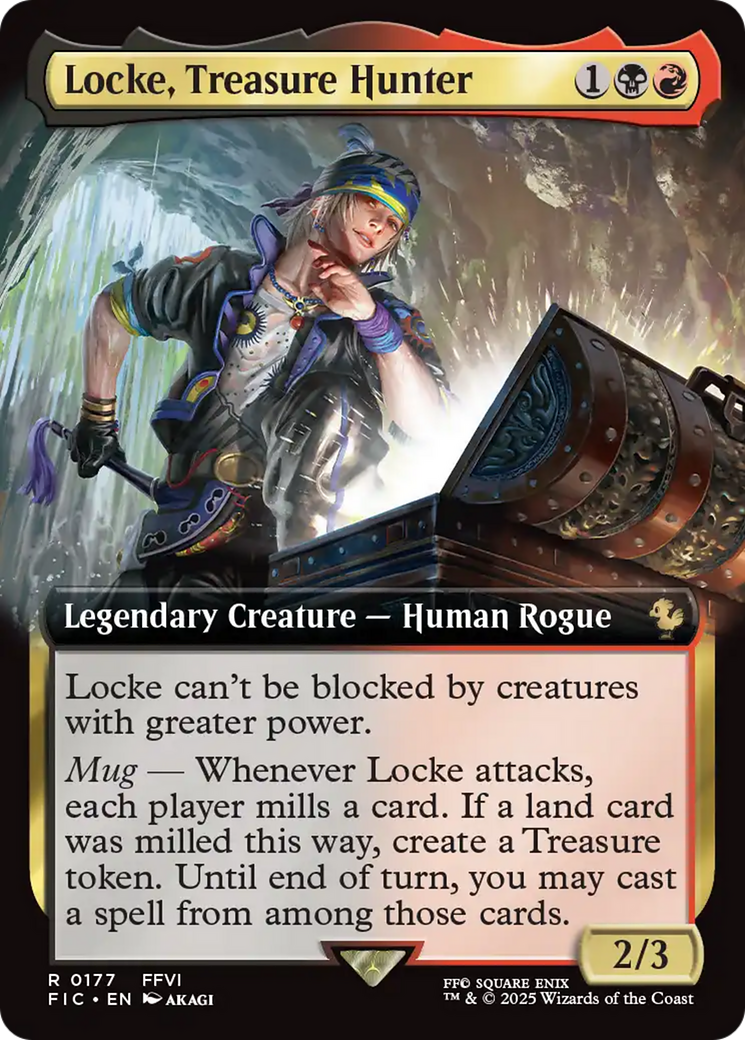 Locke, Treasure Hunter (Extended Art) [FINAL FANTASY Commander] | Pegasus Games WI