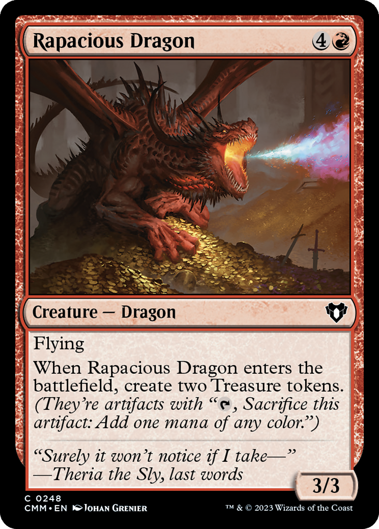 Rapacious Dragon [Commander Masters] | Pegasus Games WI