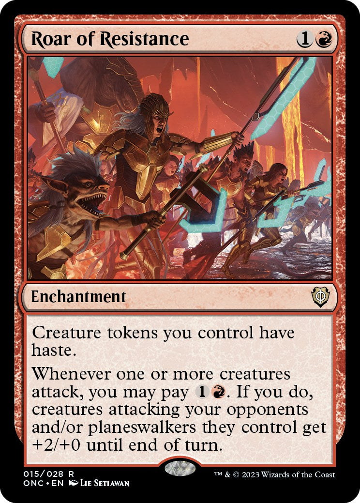 Roar of Resistance [Phyrexia: All Will Be One Commander] | Pegasus Games WI