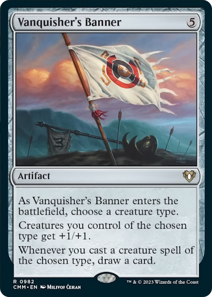 Vanquisher's Banner [Commander Masters] | Pegasus Games WI