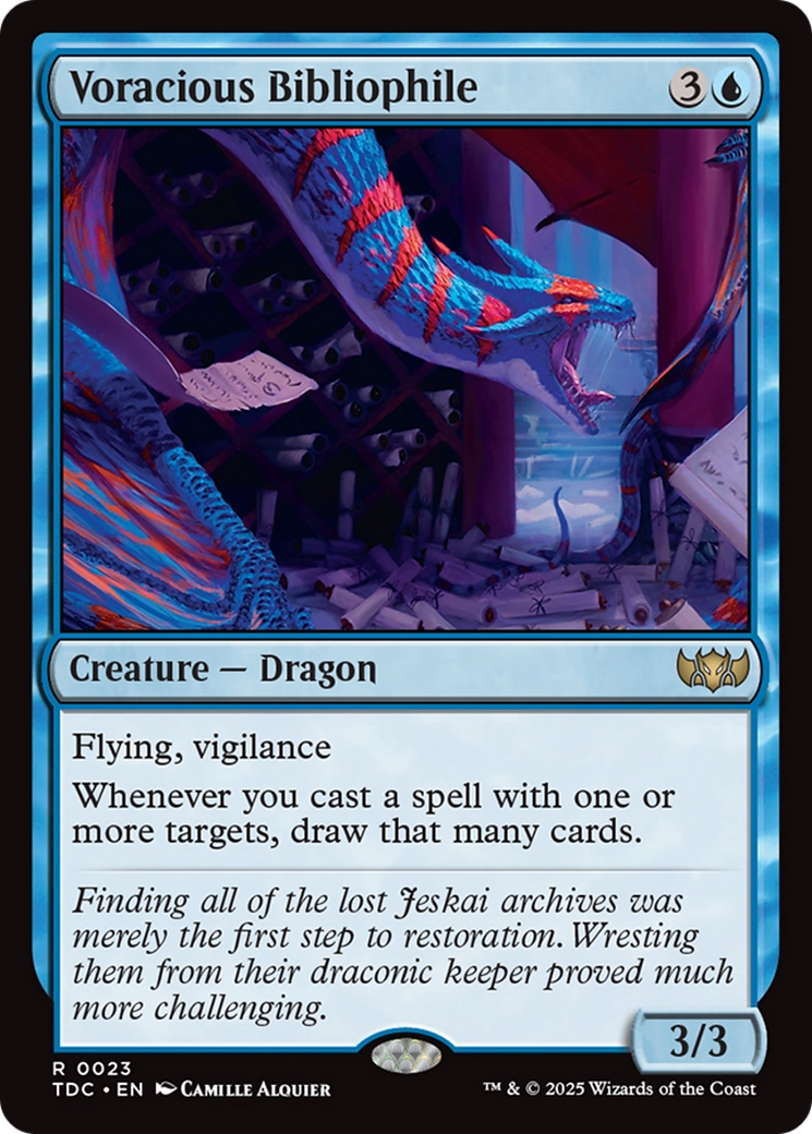 Voracious Bibliophile [Tarkir: Dragonstorm Commander] | Pegasus Games WI