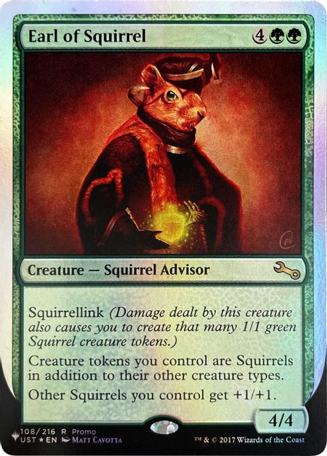Earl of Squirrel (Unfinity Foil Edition) [The List] | Pegasus Games WI