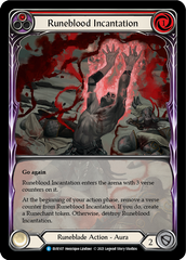 Runeblood Incantation (Red) [EVR107] (Everfest)  1st Edition Extended Art Rainbow Foil | Pegasus Games WI