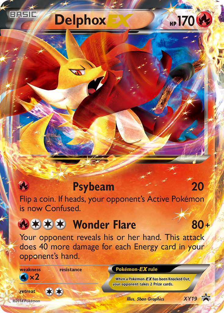 Delphox EX (XY19) [XY: Black Star Promos] | Pegasus Games WI
