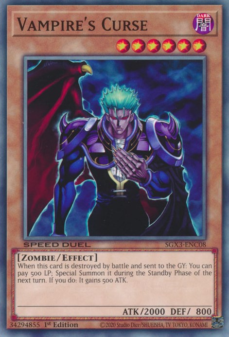Vampire's Curse [SGX3-ENC08] Common | Pegasus Games WI