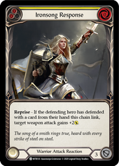 Ironsong Response (Yellow) [U-WTR133] (Welcome to Rathe Unlimited)  Unlimited Rainbow Foil | Pegasus Games WI