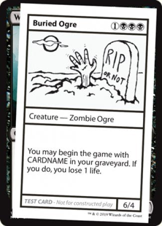 Buried Ogre (2021 Edition) [Mystery Booster Playtest Cards] | Pegasus Games WI