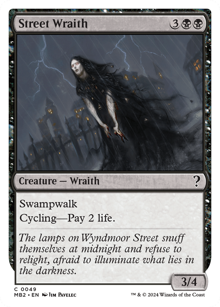 Street Wraith (White Border) [Mystery Booster 2] | Pegasus Games WI