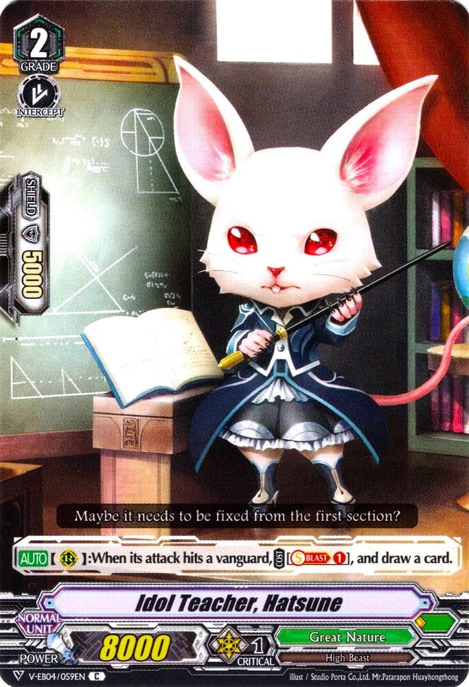 Idol Teacher, Hatsune (V-EB04/059EN) [The Answer of Truth] | Pegasus Games WI