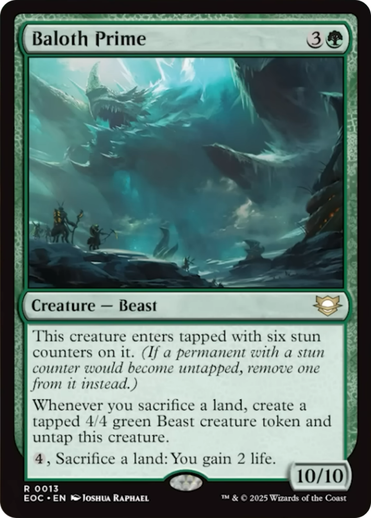Baloth Prime [Edge of Eternities Commander] | Pegasus Games WI