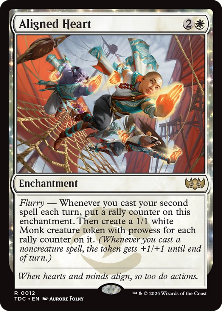Aligned Heart [Tarkir: Dragonstorm Commander] | Pegasus Games WI