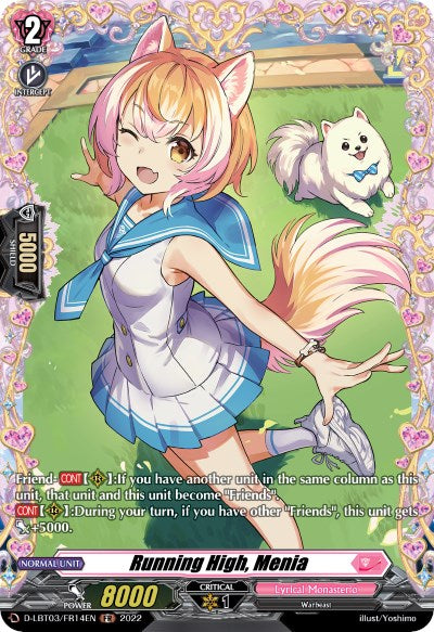 Running High, Menia (D-LBT03/FR14EN) [Lyrical Monasterio: Summertime Memories!] | Pegasus Games WI
