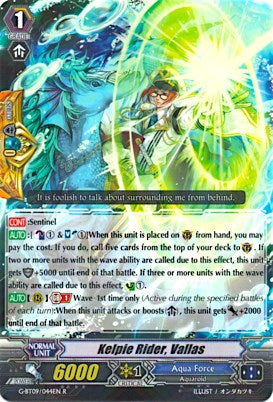 Kelpie Rider, Vallas (G-BT09/044EN) [Divine Dragon Caper] | Pegasus Games WI