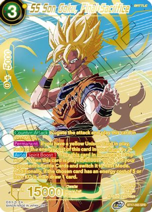 SS Son Goku, Final Sacrifice (SPR) (BT17-093) [Ultimate Squad] | Pegasus Games WI