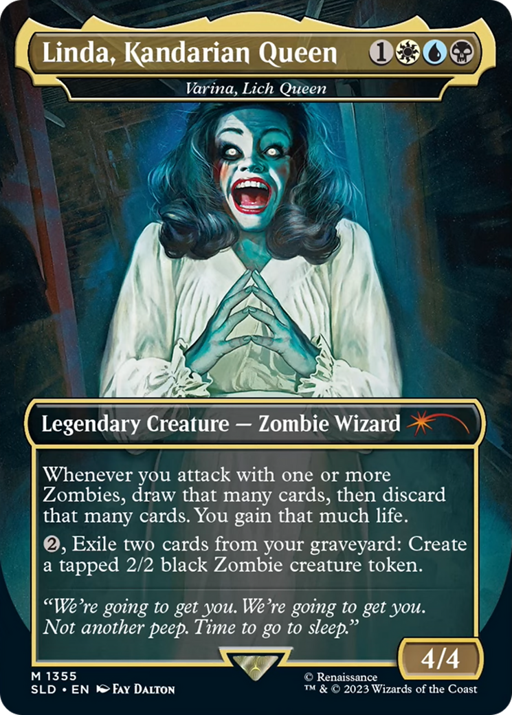 Linda, Kandarian Queen - Varina, Lich Queen [Secret Lair Drop Series] | Pegasus Games WI