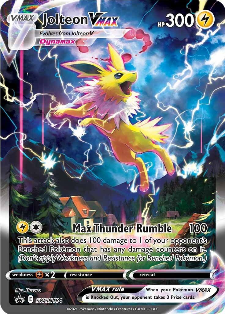 Jolteon VMAX (SWSH184) [Sword & Shield: Black Star Promos] | Pegasus Games WI
