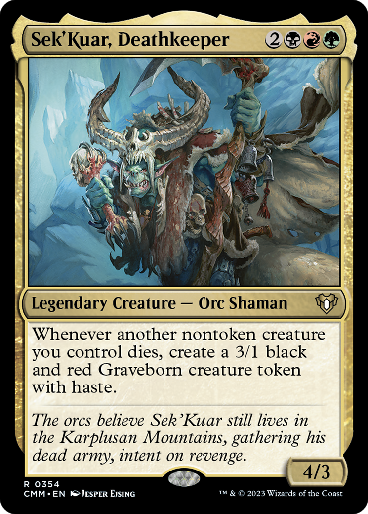 Sek'Kuar, Deathkeeper [Commander Masters] | Pegasus Games WI