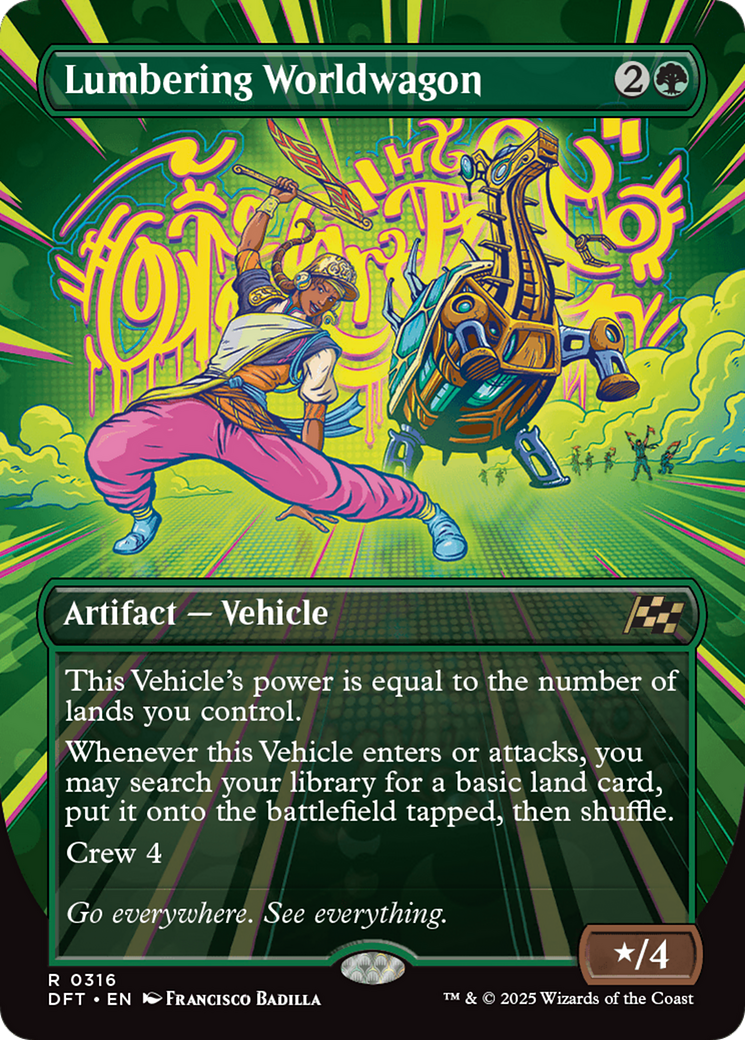 Lumbering Worldwagon (Borderless) [Aetherdrift] | Pegasus Games WI