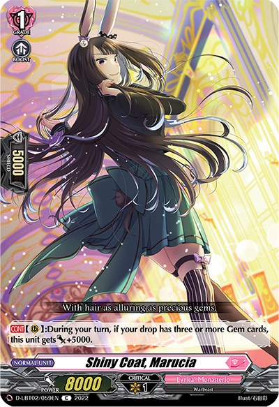 Shiny Coat, Marucia (D-LBT02/059EN) [Lyrical Monasterio: It's a New School Term!] | Pegasus Games WI