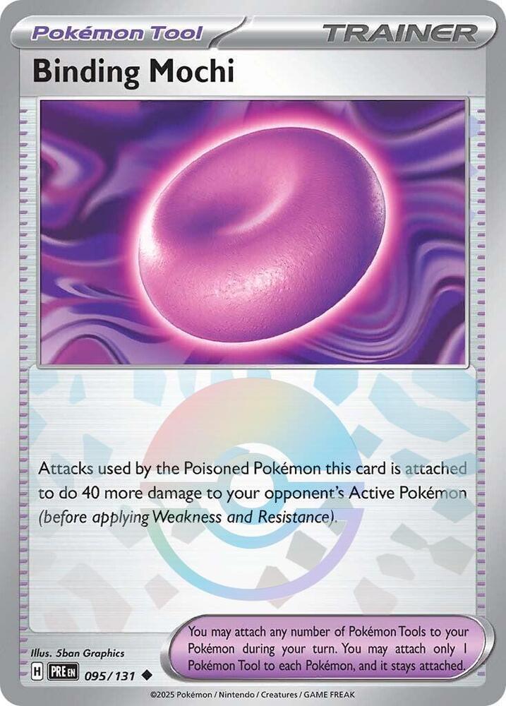 Binding Mochi (095/131) (Poke Ball Pattern) [Scarlet & Violet: Prismatic Evolutions] | Pegasus Games WI