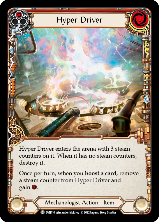 Hyper Driver (Red) [DYN110] (Dynasty)  Cold Foil | Pegasus Games WI