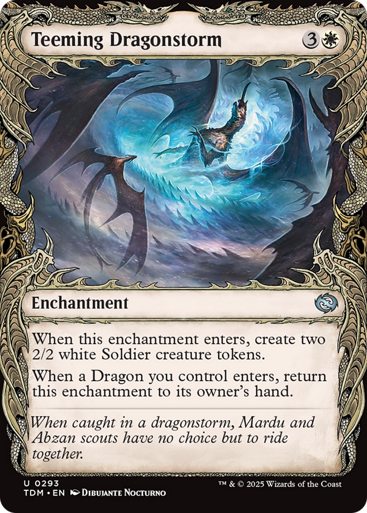 Teeming Dragonstorm (Showcase) [Tarkir: Dragonstorm] | Pegasus Games WI