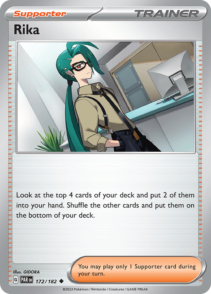 Rika (172/182) [Scarlet & Violet: Paradox Rift] | Pegasus Games WI