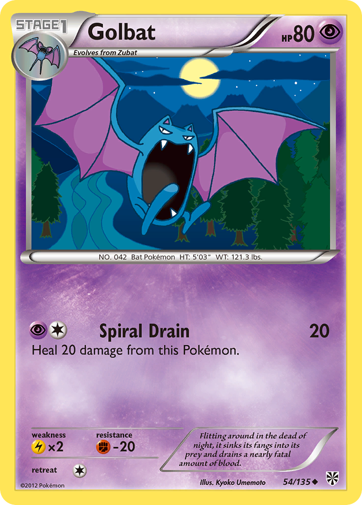 Golbat (54/135) [Black & White: Plasma Storm] | Pegasus Games WI