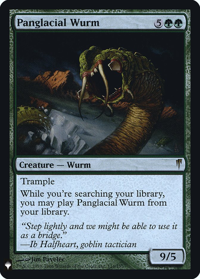 Panglacial Wurm [Mystery Booster] | Pegasus Games WI