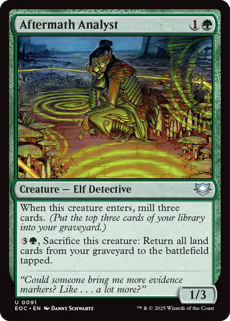 Aftermath Analyst [Edge of Eternities Commander] | Pegasus Games WI