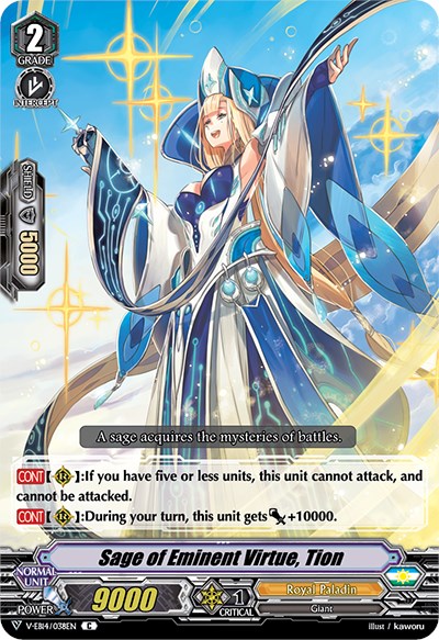 Sage of Eminent Virtue, Tion (V-EB14/038EN) [The Next Stage] | Pegasus Games WI