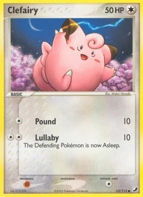 Clefairy (53/115) [EX: Unseen Forces] | Pegasus Games WI